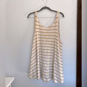 Free people striped, oversized tank